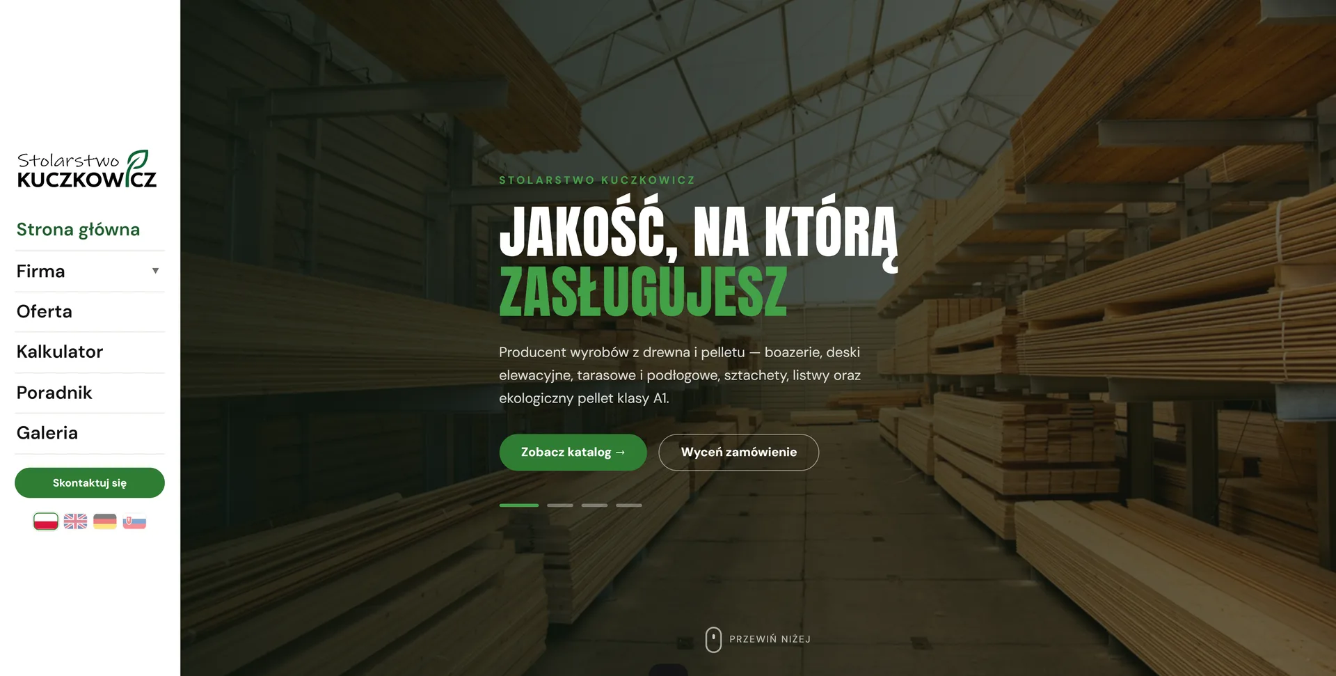 Stolarstwo Kuczkowicz — screen 2
