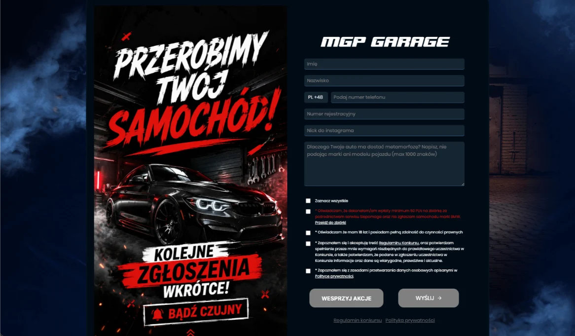 MGP GARAGE — screen 3