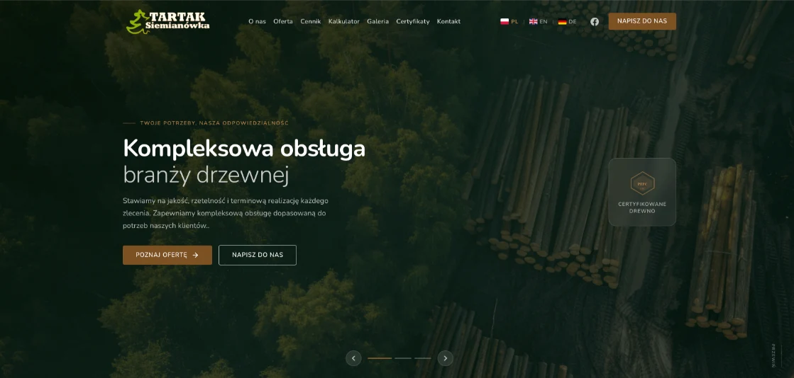 Tartak Siemianówka — screen 1